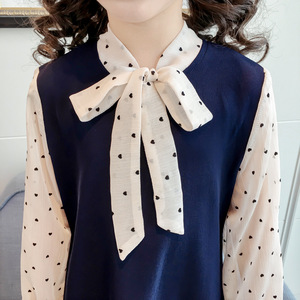 Polka Dot chicas de Otoño de manga larga ropa de los niños vestido de bebé niña vestidos de fiesta de cumpleaños - Product Image 3