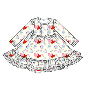 New Arrival Latest Design Baby Girl <strong>Dress</strong> Spring Fall Kids <strong>Dresses</strong> Casual Princess <strong>Dresses</strong> Baby Girl Clothing - Product Image 5