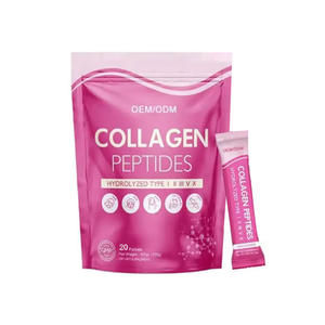 Super Marine haut freundliches hydrolysiertes Kollagen Vitamin C verbessertes Trink kollagen pulver <span class=keywords><strong>Halal</strong></span> des OEM-Herstellers - Product Image 2