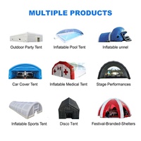 Chine Sayok luxe grande LED tente gonflable extérieure Blowup Air House tentes d'événement de fête de mariage fabricants