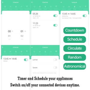 EARU TUYA APP WIFI Disyuntor Temporizador Control remoto por voz Smart Life <span class=keywords><strong>Interruptor</strong></span> inteligente automático EAWMCB-TY - Product Image 6