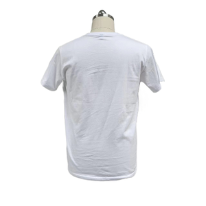 T-shirt à manches courtes 100% coton et chemise en jersey respirant avec imprimé en caoutchouc pour hommes - Product Image 3