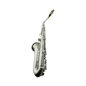 SEASOUND OEM Saxofón Tenor Profesional <span class=keywords><strong>de</strong></span> Latón Plateado con Acabado en Plata JYTS103SSK Instrumento <span class=keywords><strong>de</strong></span> <span class=keywords><strong>Viento</strong></span> Tono BB Ajustable Plegable - Product Image 4