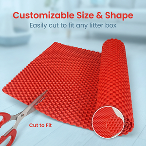 30x45cm Fabrik-Bestseller Rutschfeste Langlebige Leicht zu Reinigende Wasserabweisende Katzenstreu-Matte - Product Image 3