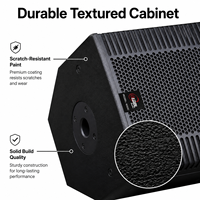 Haut-parleur audio professionnel LS CL12 AES 400W, 103 dB de haute sensibilité, 55 Hz-19,5 kHz, 8 ohms, moniteur de scène PA passif en forme de coin, 12 pouces LF