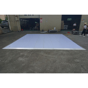 Pista de baile portátil de madera blanca brillante para eventos - Product Image 6