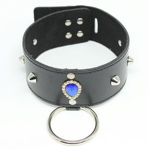 Collar de cuello sexual de piel de vaca para adultos collar de cuello sexual para mujeres collar de cuello esclavo de bondage - Product Image 2