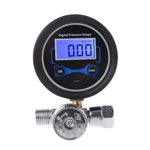 1/4 "compresseur d'air numérique 200PSI/<span class=keywords><strong>BAR</strong></span>/<span class=keywords><strong>KPA</strong></span>/KG/CM2 régulateur de pression jauge pistolets de pulvérisation outils pneumatiques contrôle de réglage de l'air - Product Image 6