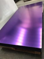 Feuille de miroir acrylique colorée pour décoration de gâteau et de fête