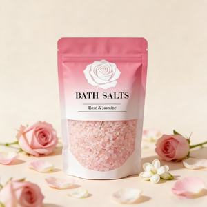 Bolsa Doypack Personalizada con Logo Impreso para Sal Rosa, Bolsa Resellable para Exfoliante Corporal de Sal Rosa, Bolsa para Jabón en Barra con Cierre Ziplock - Product Image 5