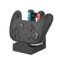 Base de charge 3-en-1 pour Nintendo Switch 2, support de charge pour 2 manettes + 1 chargeur pour manette Switch 2 Pro