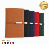 Buku Catatan/Planner Kulit PU Logo Kustom Bersampul Keras 100 Lembar Grosir A5 OEM Tali Berpola Perak Doff