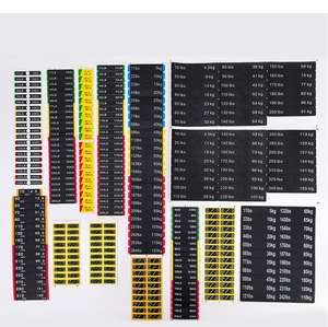 Adesivi Personalizzati di Alta Qualità per Pesi, Etichette in Plastica per Attrezzature da <span class=keywords><strong>Palestra</strong></span> e Fitness - Product Image 1