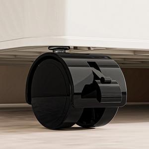 Caixa de Armazenamento Portátil Dobrável de Camada Única com Rodas, Caixa de Armazenamento Plástica Moderna Multifuncional com Tampa para Quarto - Product Image 5