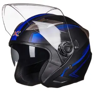 GXT-casco de motocicleta de doble lente, casco de vehículo eléctrico certificado por puntos, GXT-708 fabricantes, venta directa al por mayor