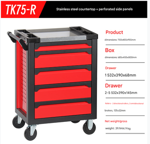 5-Drawer Drill Bit Milling Cutter <b>Storage</b> <b>Cabinet</b> 3-Year Warranty Customizable OEM/ODM/OBM Supported for <b>Tool</b> TCC-D5 Customizabl - Product Image 4