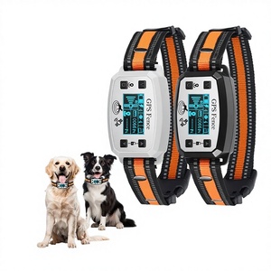 Collier de dressage <span class=keywords><strong>pour</strong></span> <span class=keywords><strong>chien</strong></span> anti-aboiement avec GPS sans fil, clôture virtuelle, puce importée, étanche, choc <span class=keywords><strong>électrique</strong></span> et autonomie de plus de 20 heures - Product Image 1