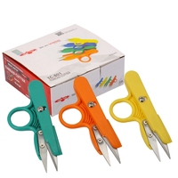 Ciseaux de tailleur miniatures très vendus, coupe-fil en forme de U, manche en plastique pour la maison, ciseaux à fil
