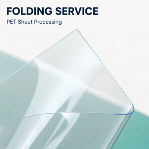 Feuille de PET transparente de 3 mm à 5 mm d'épaisseur, certifiée CE, brillante, gaufrée, diffuseur de lumière, anti-buée, remplacement de verre, découpe - Product Image 5