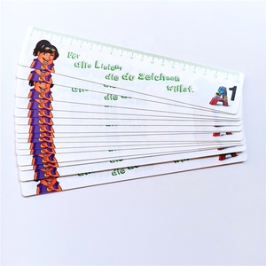 Regla de pvc de plástico flexible a todo <span class=keywords><strong>color</strong></span>, logo personalizado, regalos de promoción - Product Image 2