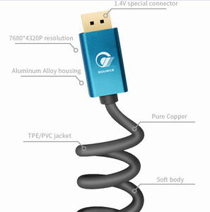 Port d'affichage Profibus Kabel haute vitesse DP l2 4K 3D <span class=keywords><strong>DisplayPort</strong></span> mâle à mâle Active DP à <span class=keywords><strong>HDMI</strong></span> câble - Product Image 2