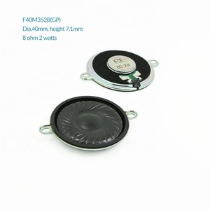 Fce thương hiệu 40mm <span class=keywords><strong>32</strong></span> <span class=keywords><strong>Ohm</strong></span> 0.2W loa âm thanh nhỏ thành phần micro <span class=keywords><strong>Mylar</strong></span> loa cho hệ thống liên lạc - Product Image 3