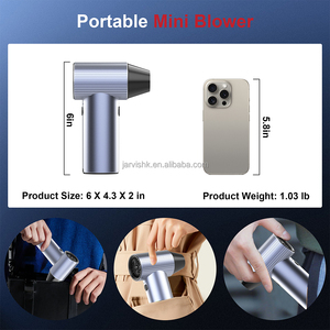 Souffleur d'air turbo portable électrique industriel Jarvis, souffleur d'air à main haute puissance, dépoussiéreur à jet d'air pour le nettoyage des voitures, à domicile et au bureau - Product Image 5