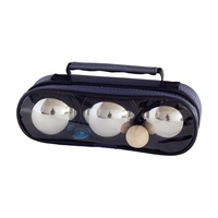 Vente en gros de boules de pétanque de 73 mm pour sports de plein air avec housse transparente et sac personnalisé