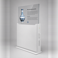 Vitrine d'affichage OLED transparente 55 pouces avec écran tactile holographique pour signalisation numérique, expositions d'art muséales et publicité (ODM)