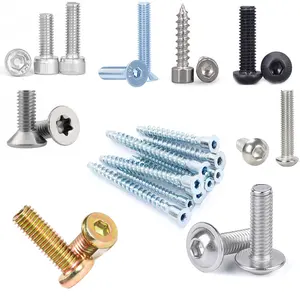 Screws connecting bolts production hexagonal flat head m5 screw for furniture