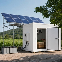 Chambre froide solaire autonome pour la conservation de la viande, des fruits de mer, des fruits, des légumes et des aliments