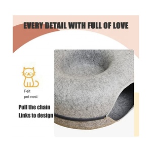 <span class=keywords><strong>Tunnel</strong></span> rimovibile per gatti con <span class=keywords><strong>Tunnel</strong></span> per gatti in feltro per animali domestici semichiuso <span class=keywords><strong>Tunnel</strong></span> per gatti lavabile semichiuso - Product Image 2