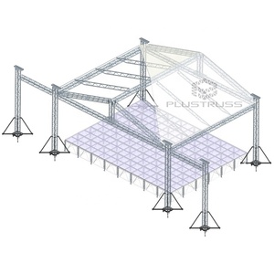 <span class=keywords><strong>Truss</strong></span> Hiển Thị Giai Đoạn Nhôm Chiếu Sáng <span class=keywords><strong>Truss</strong></span> Phụ Tùng Lắp Ráp 290X290X3500Mm G34 - Product Image 3