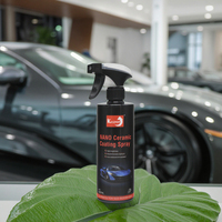 Líquido de espray de coche con revestimiento de cerámica Nano automático antiarañazos profesional al por mayor para pintura de carrocería automotriz que detalla la etiqueta privada