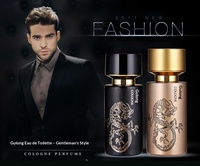 Parfum pour homme Gulong, Cologne Dragon Ancien & Tonalité Orientale, Parfum Frais Longue Durée, Format Voyage 50ml, Flacon en Verre