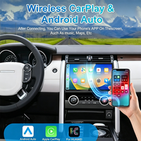 Autoradio à écran incurvé pour Android 13, pour Land Rover Discovery 5 2017-2021, tout-en-un avec panneau de commande de climatisation