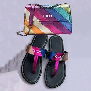 กระเป๋าถือหนัง PU ดีไซน์หรูหราสำหรับผู้หญิง ลายรูปนกฮูก แบรนด์ดัง สะพายข้าง สายเดี่ยว ซิปปิด สีรุ้ง สำหรับฤดูใบไม้ผลิ/ฤดูร้อน - Product Image 5