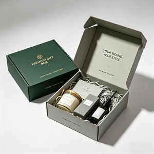 Boîte cadeau en papier de luxe personnalisée, emballage rigide écologique avec logo pour cosmétiques, vêtements, bijoux, emballage de marque, OEM ODM - Product Image 1