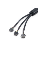 Câble Répartiteur Y 1 vers 3 Personnalisé XH Femelle vers 3 Connecteurs SM Mâle pour Lit de Massage et Contrôleur LED