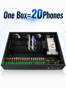 กล่องควบคุมระบบฟาร์มมือถือมือสอง OTG USB Ethernet สำหรับ <span class=keywords><strong>iPhone</strong></span> IOS รุ่นคลาสสิค 6S 7 8 X <span class=keywords><strong>Xr</strong></span> สำหรับโซเชียลมีเดีย - Product Image 2