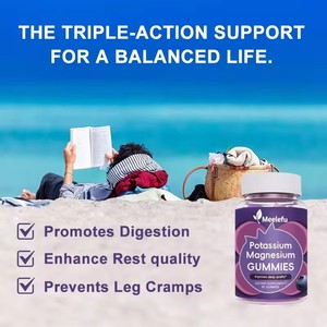 Meelefu Gommose Multivitaminiche al Potassio e Magnesio con Magnesio Glicinato, Calcio, Zinco, Vitamine per il Supporto del Sonno e il Relax - Product Image 4