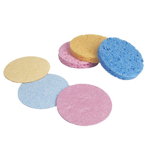 Rouleau d'éponges en cellulose compressée, coupées individuellement, éponges faciales en cellulose végétale pour le nettoyage du visage - Product Image 4