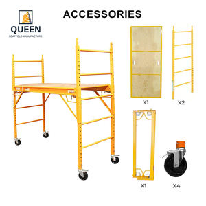 Échafaudage en acier à roulettes multi-usages de style boulanger, 6 pieds, capacité de 1000 livres, pour l'intérieur - Product Image 6