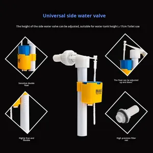 Abs treo tường nhà vệ sinh nước đầu vào van <span class=keywords><strong>Side</strong></span> & Rear nước đầu vào phía sau nước điền van và nhà vệ sinh tuôn ra van - Product Image 4