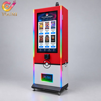 Distributeur automatique de cartes Pokémon TCG intelligent scellé en usine avec système de gestion cloud pour la vente de paquets de cartes de jeu de collection