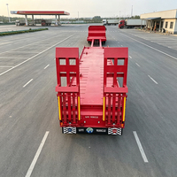 Semi-remorque surbaissée extensible à 8 essieux pour le transport d'équipements extra-longs, configuration personnalisable