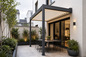 Pérgola de Aluminio para el Hogar RKOVE RK-C1, Gazebo Resistente a la Intemperie para Patio, Descanso, Relajación Tarde de Tarro y Entretenimiento Familiar - Product Image 2