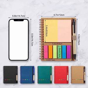 Set de Cuaderno Espiral con Logotipo Personalizado, Notas Adhesivas y Bolígrafo, Bloc de Notas para Eventos Corporativos y Regalos - Product Image 3