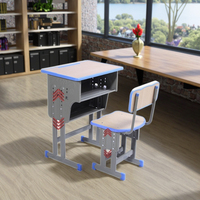 Bureaux d'école simple et double couche Table d'étude pour les élèves du primaire et du secondaire pour le tutorat et la formation Cram Vente en gros