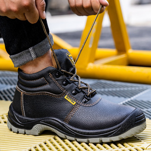 Botas de Seguridad Industriales Ligeras Guyisa OEM para Hombre, Botas de Trabajo de Seguridad con Puntera de Acero - Product Image 4